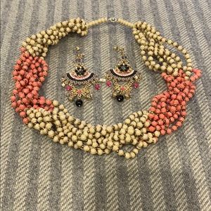 Necklace and Earrings